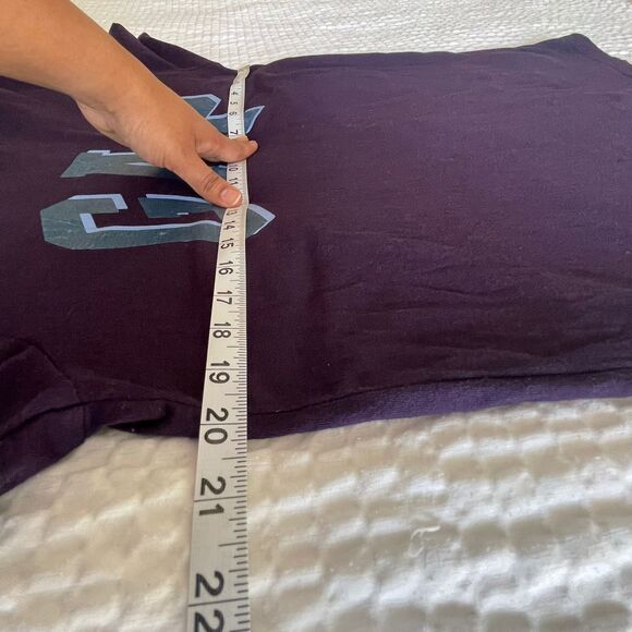 GAP Men's Classic Logo T-Shirt Purple Short Sleeve Cotton Tee Size M - Picture 6 of 9